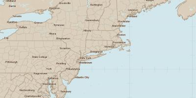 خريطة الرادار فيلادلفيا